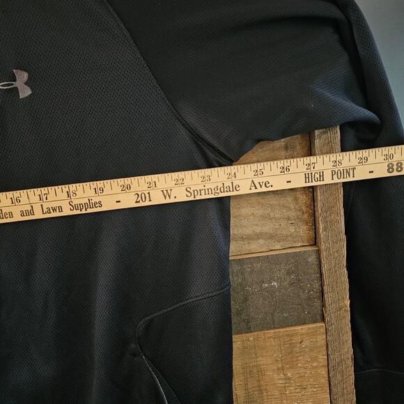Under Armour Full Zip Pullover Mens L Wounded Warrior Project Long Sleeve Black - Picture 7 of 8